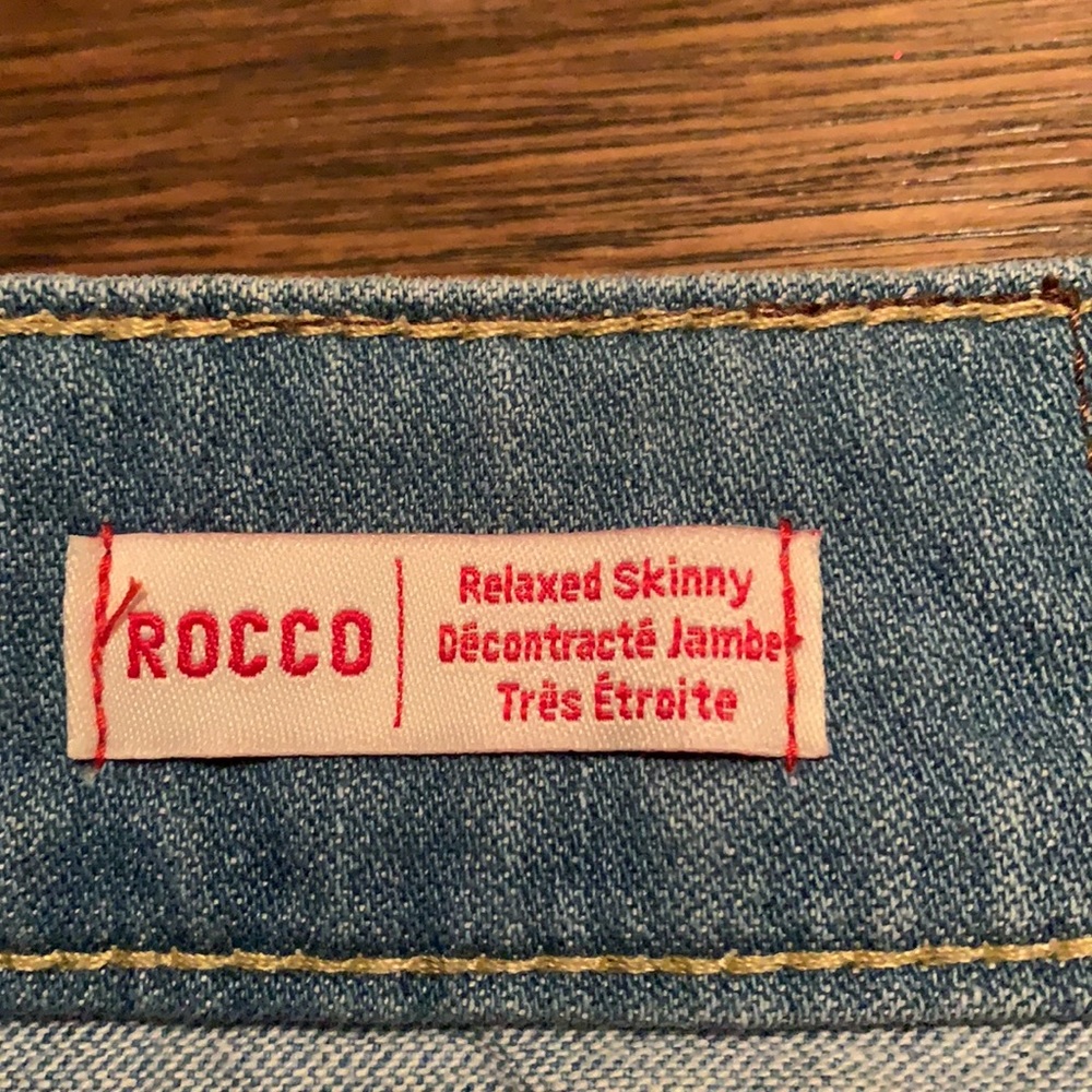 True Religion Acid Wash Rocco Relaxed Skinny Jeans - Picture 6 of 7